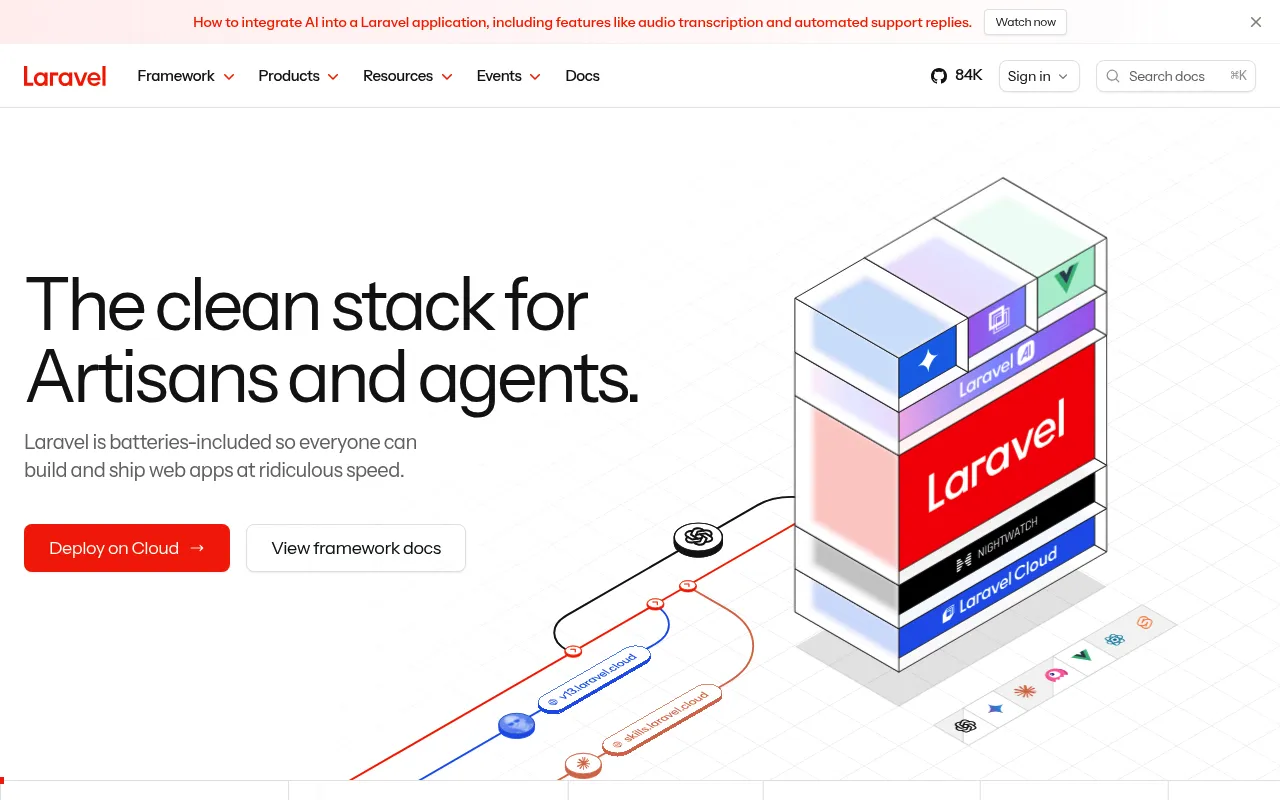 Laravel screenshot