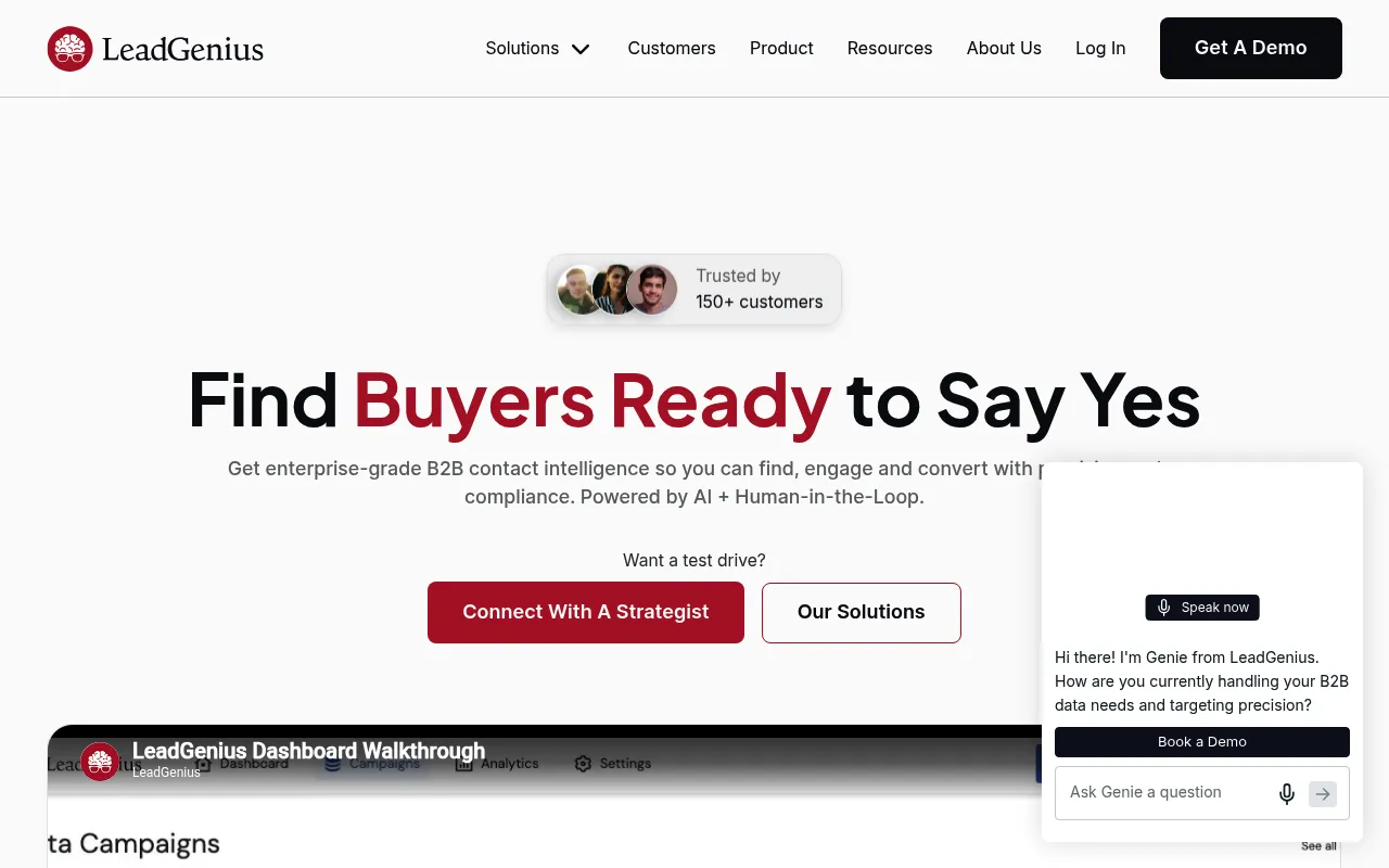 LeadGenius screenshot