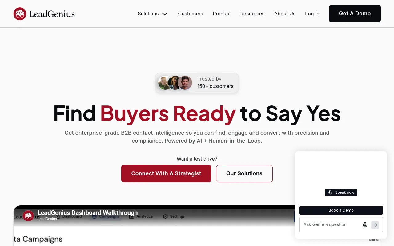 LeadGenius screenshot