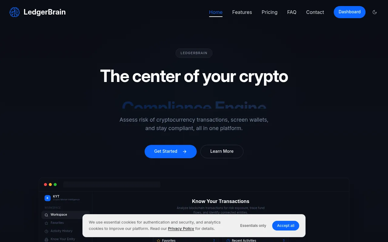 LedgerBrain screenshot
