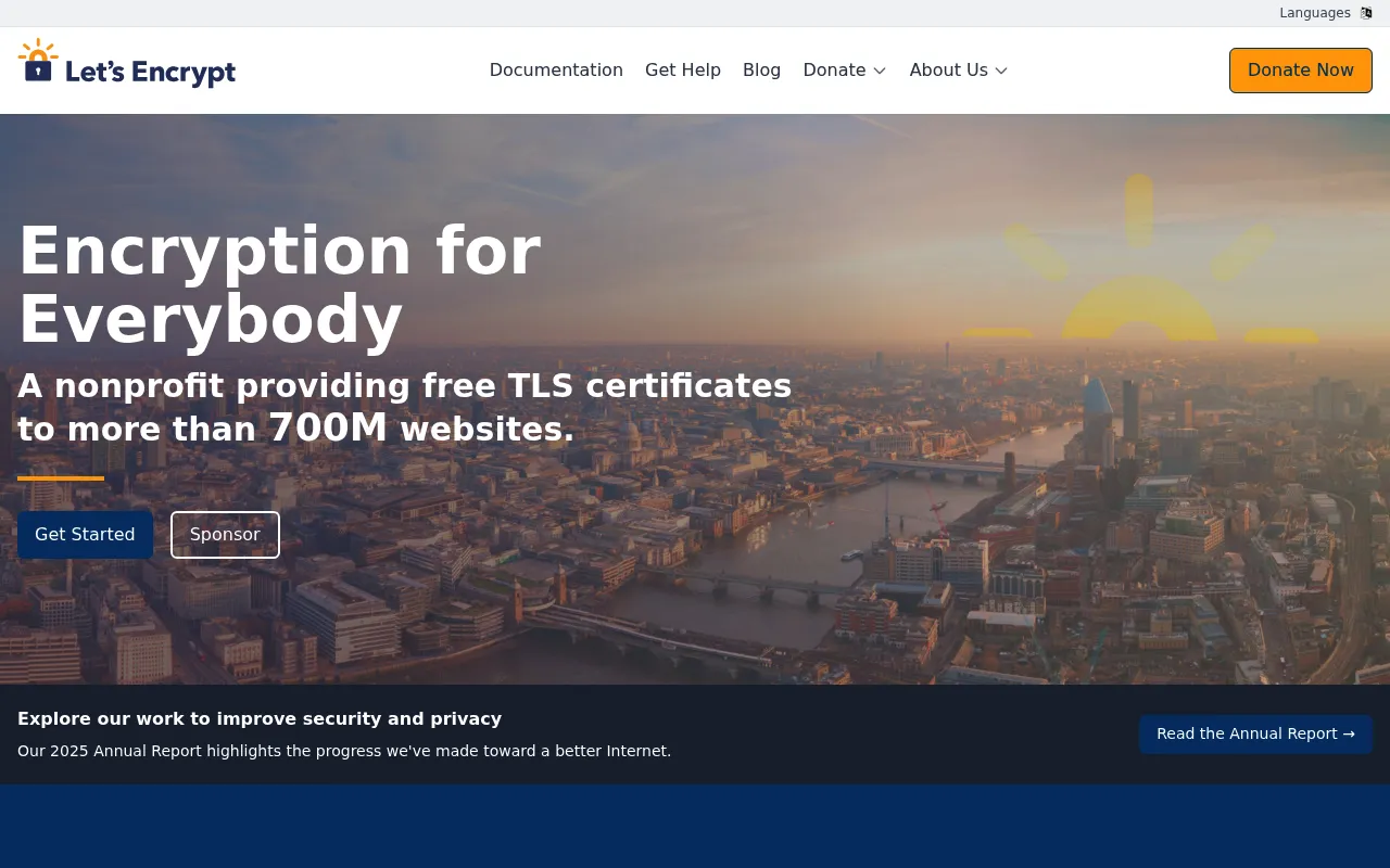 Let's Encrypt screenshot