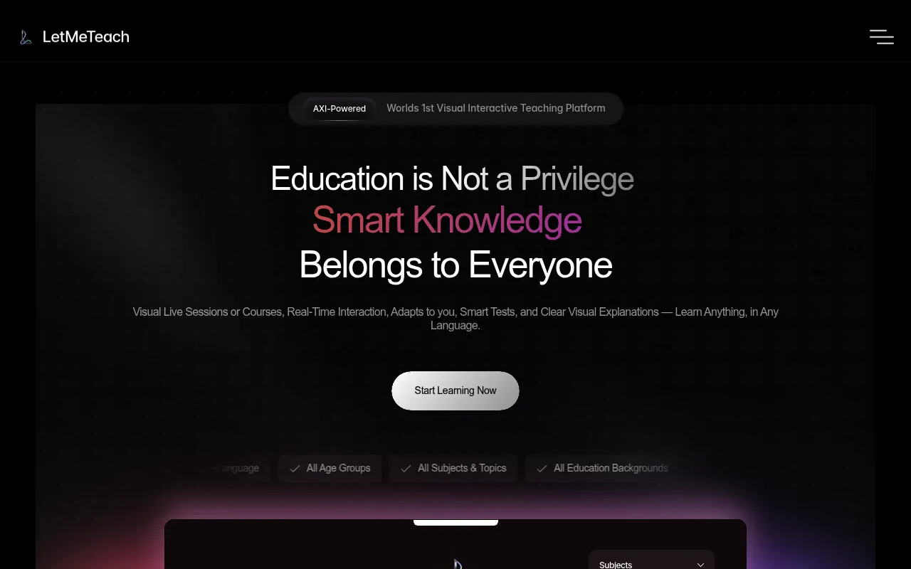 LetMeTeach screenshot
