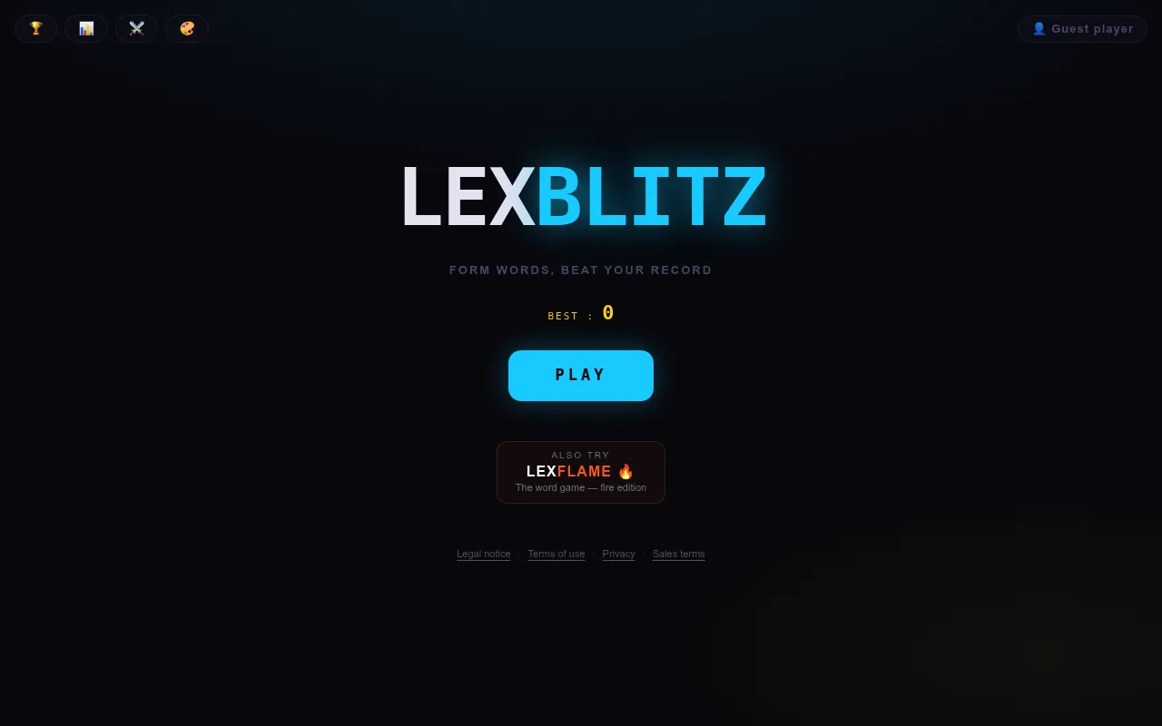 LexBlitz screenshot