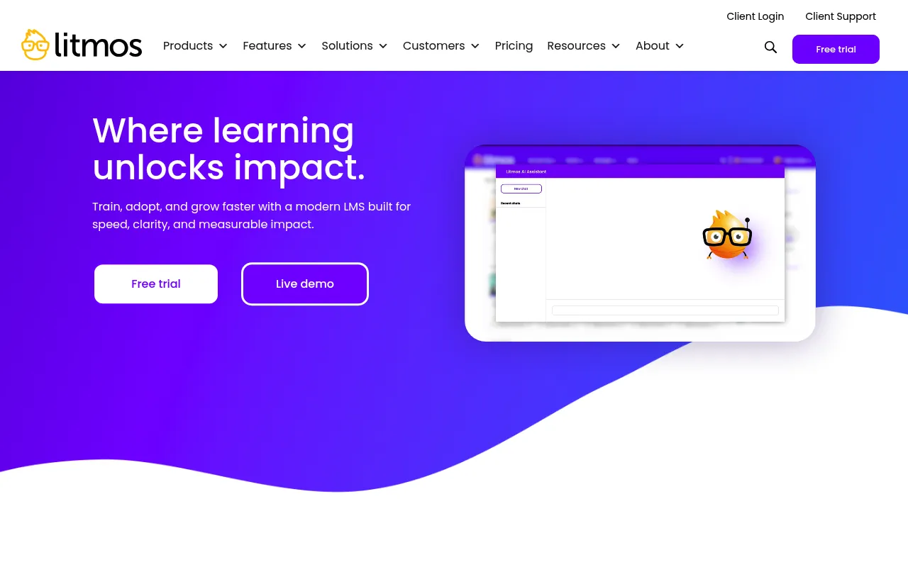 Litmos screenshot