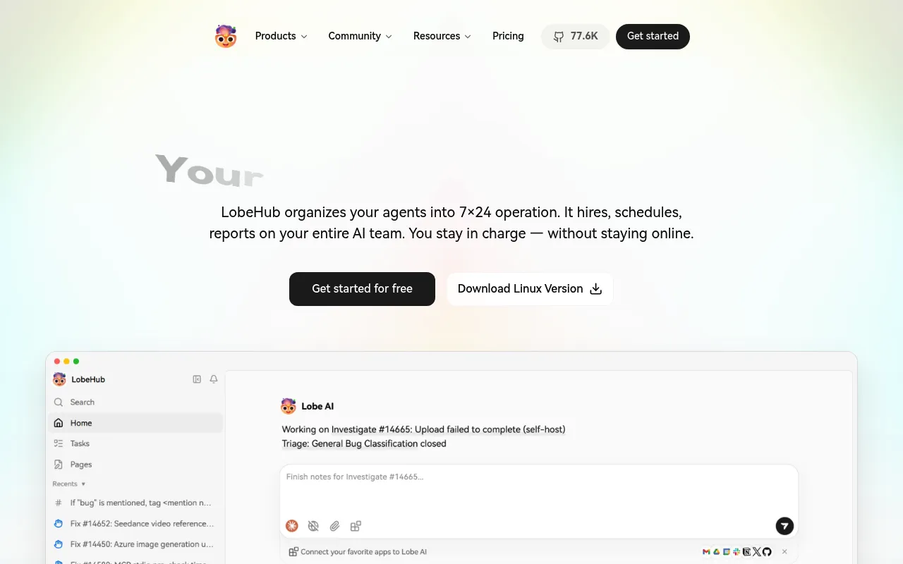 LobeHub screenshot