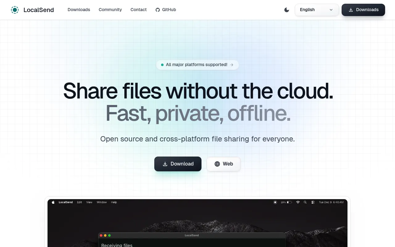 LocalSend screenshot