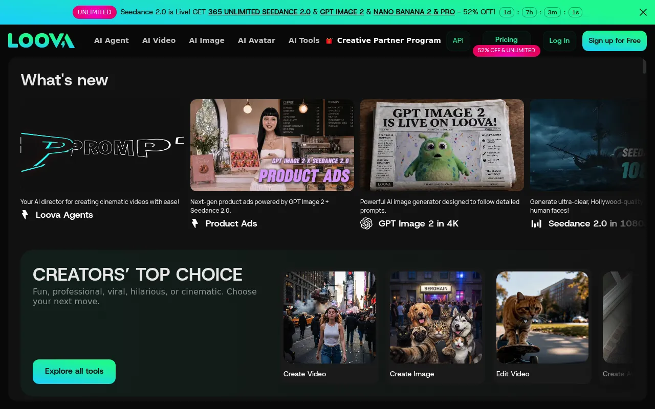 Loova AI screenshot
