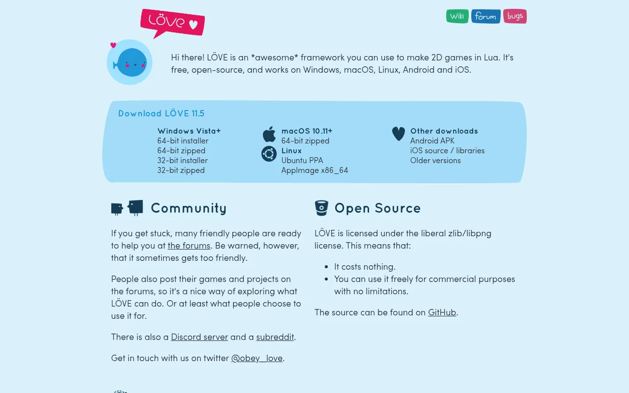 LÖVE screenshot