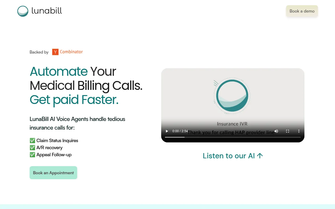 LunaBill screenshot