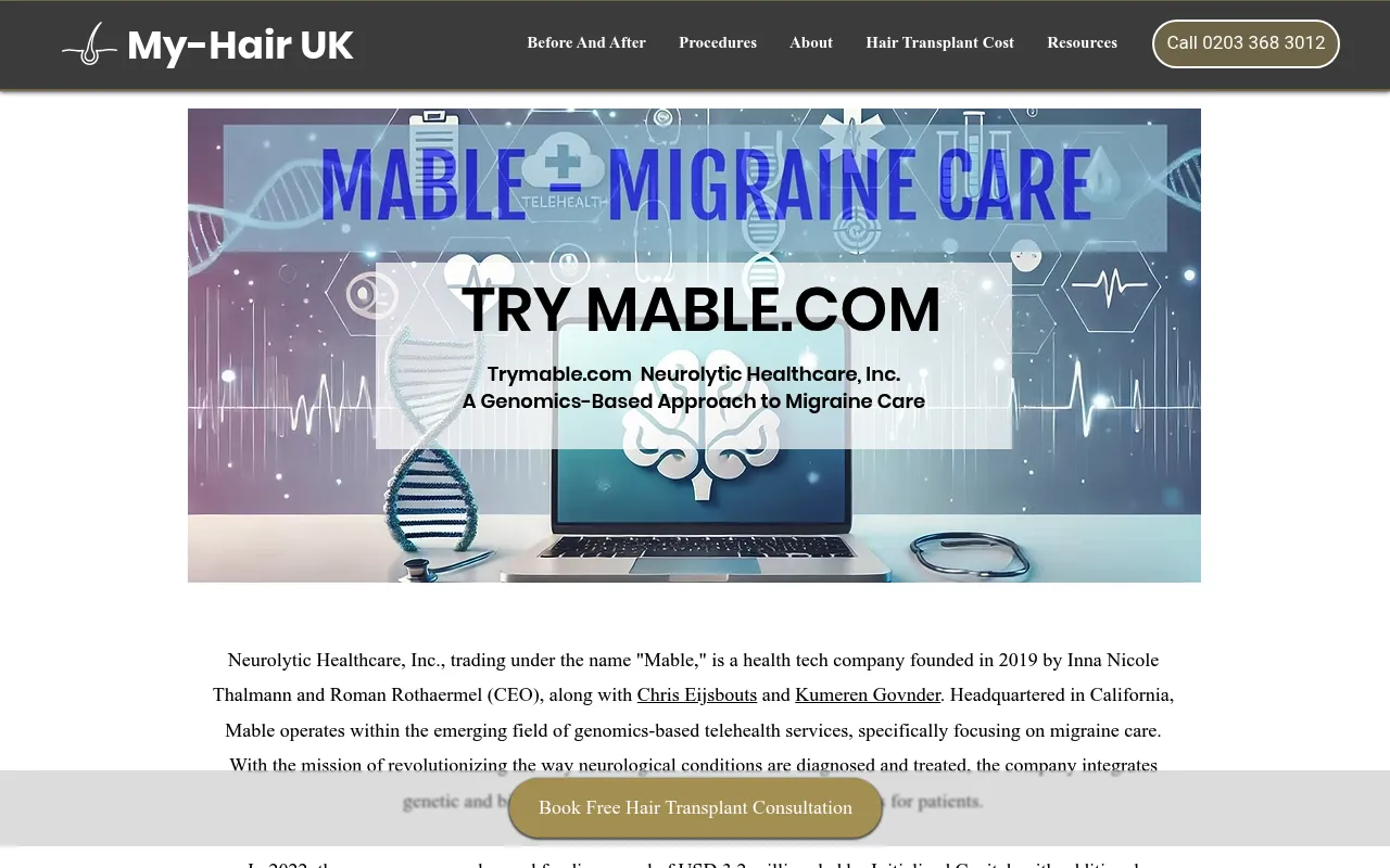 Mable screenshot