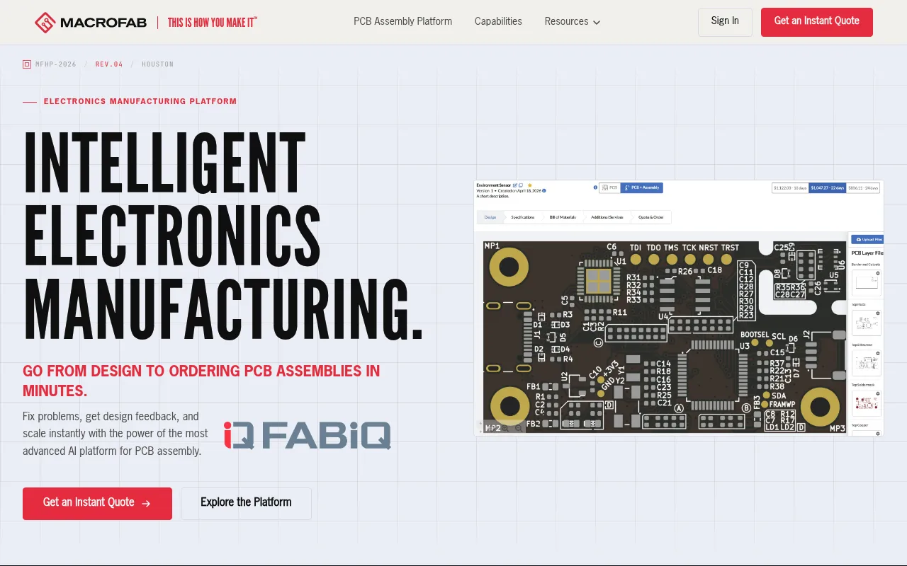 MacroFab screenshot