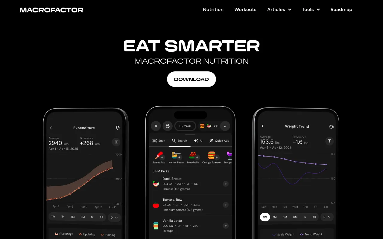 MacroFactor screenshot