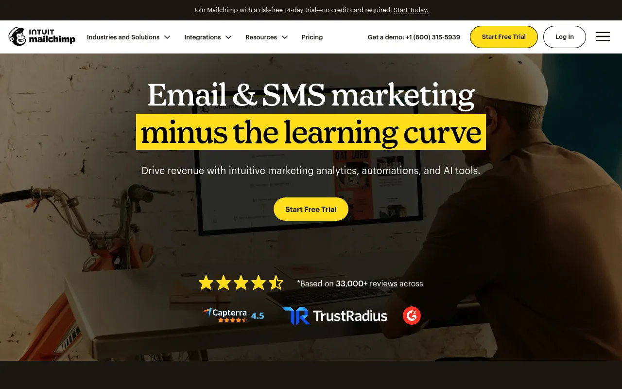 Mailchimp screenshot