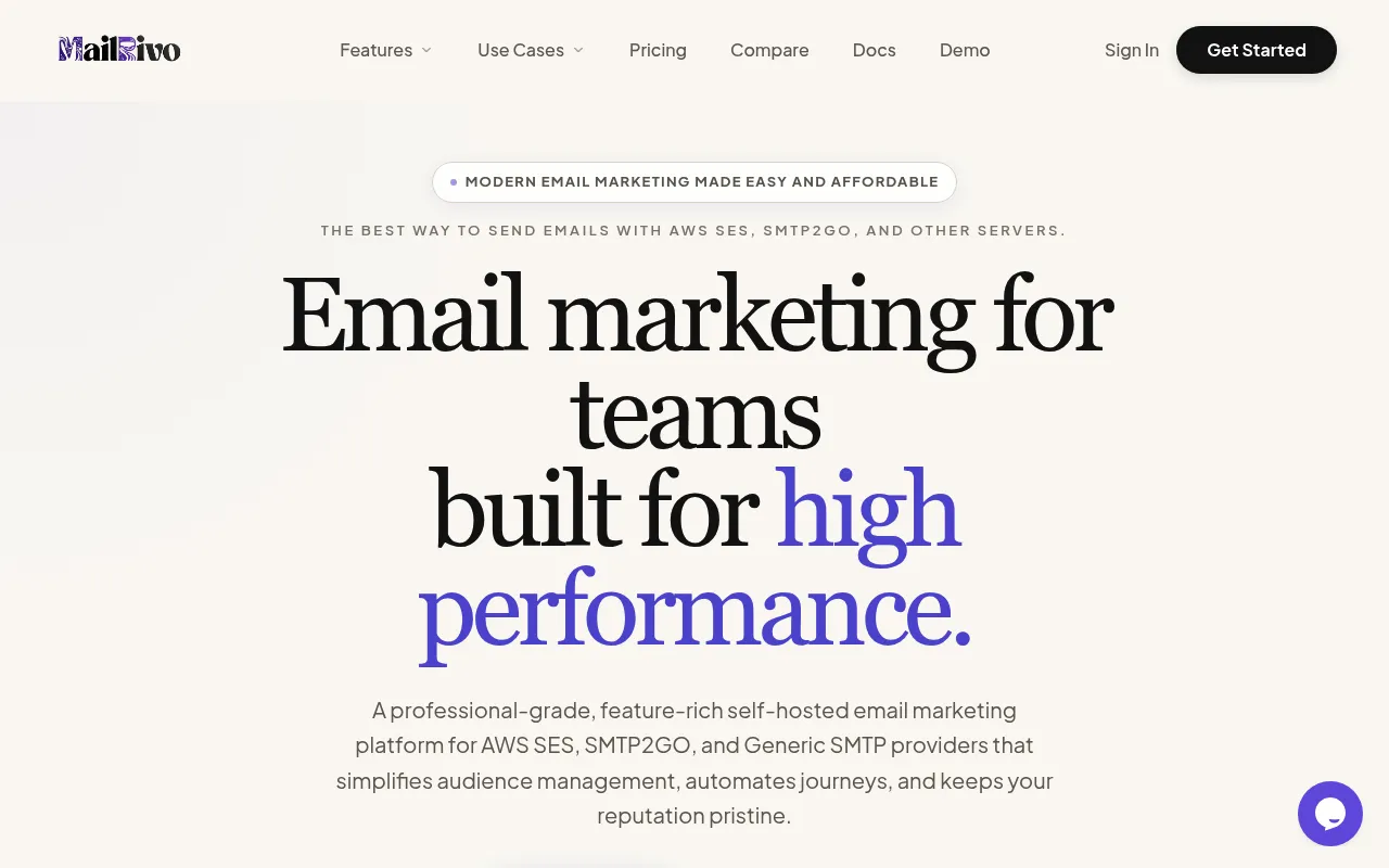 MailRivo screenshot