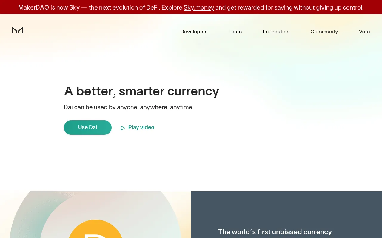 MakerDAO screenshot