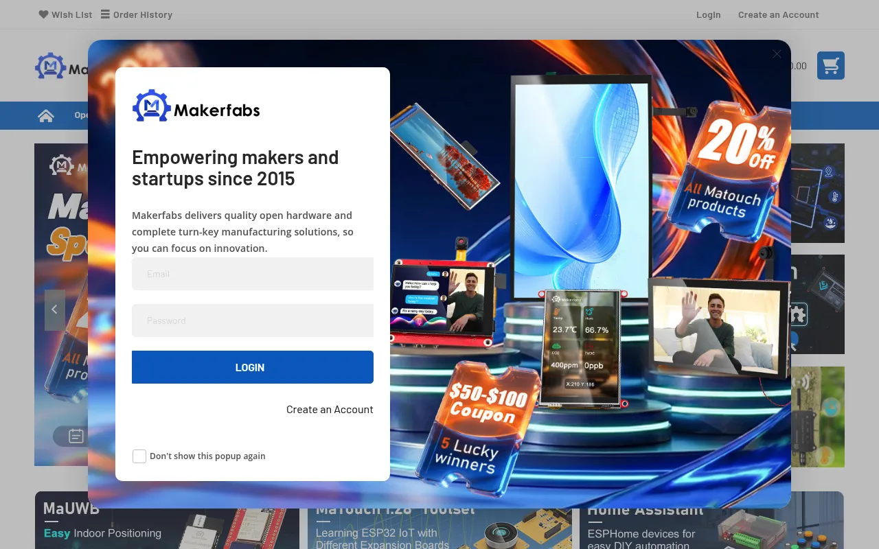 Makerfabs screenshot