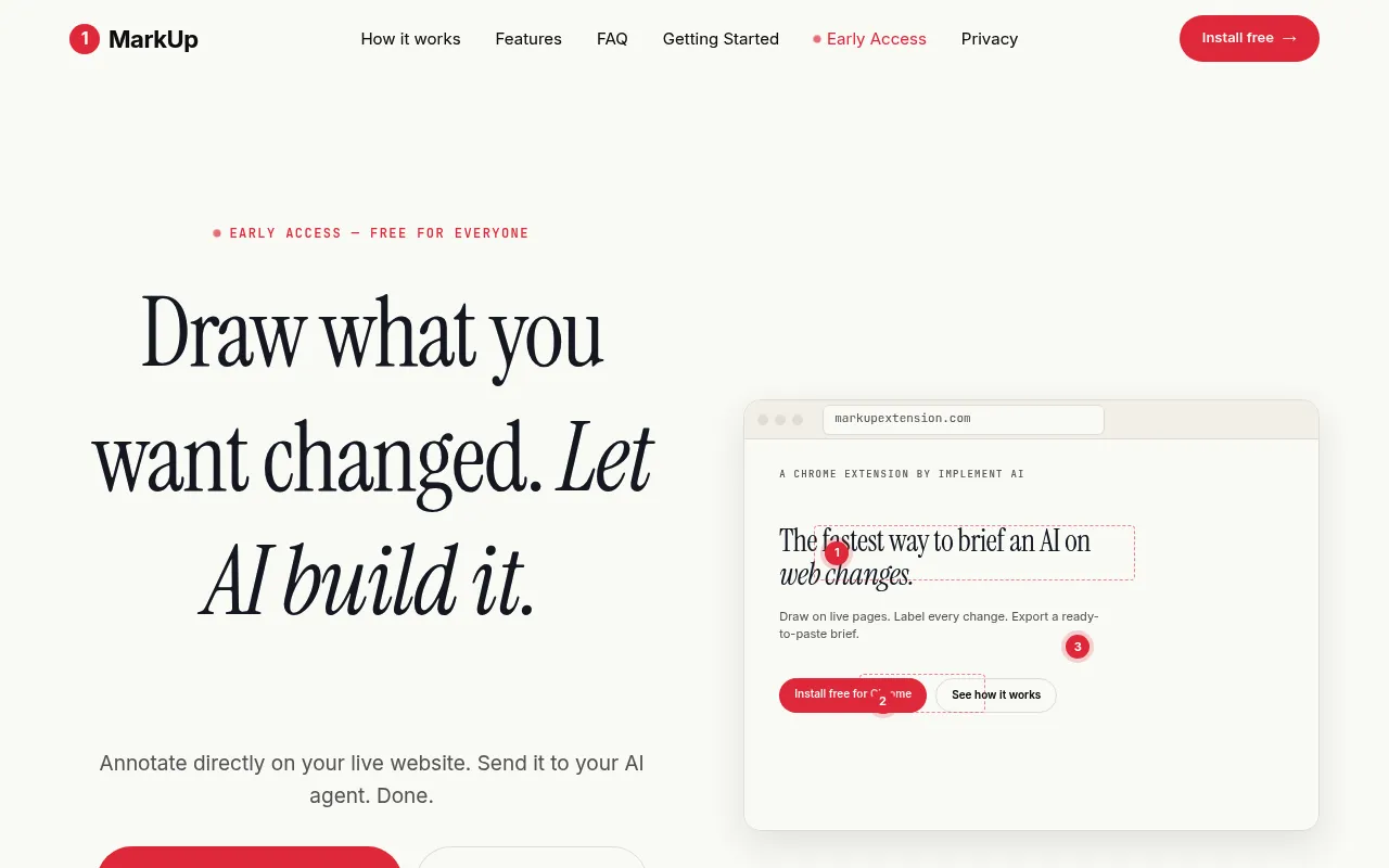 MarkUp screenshot