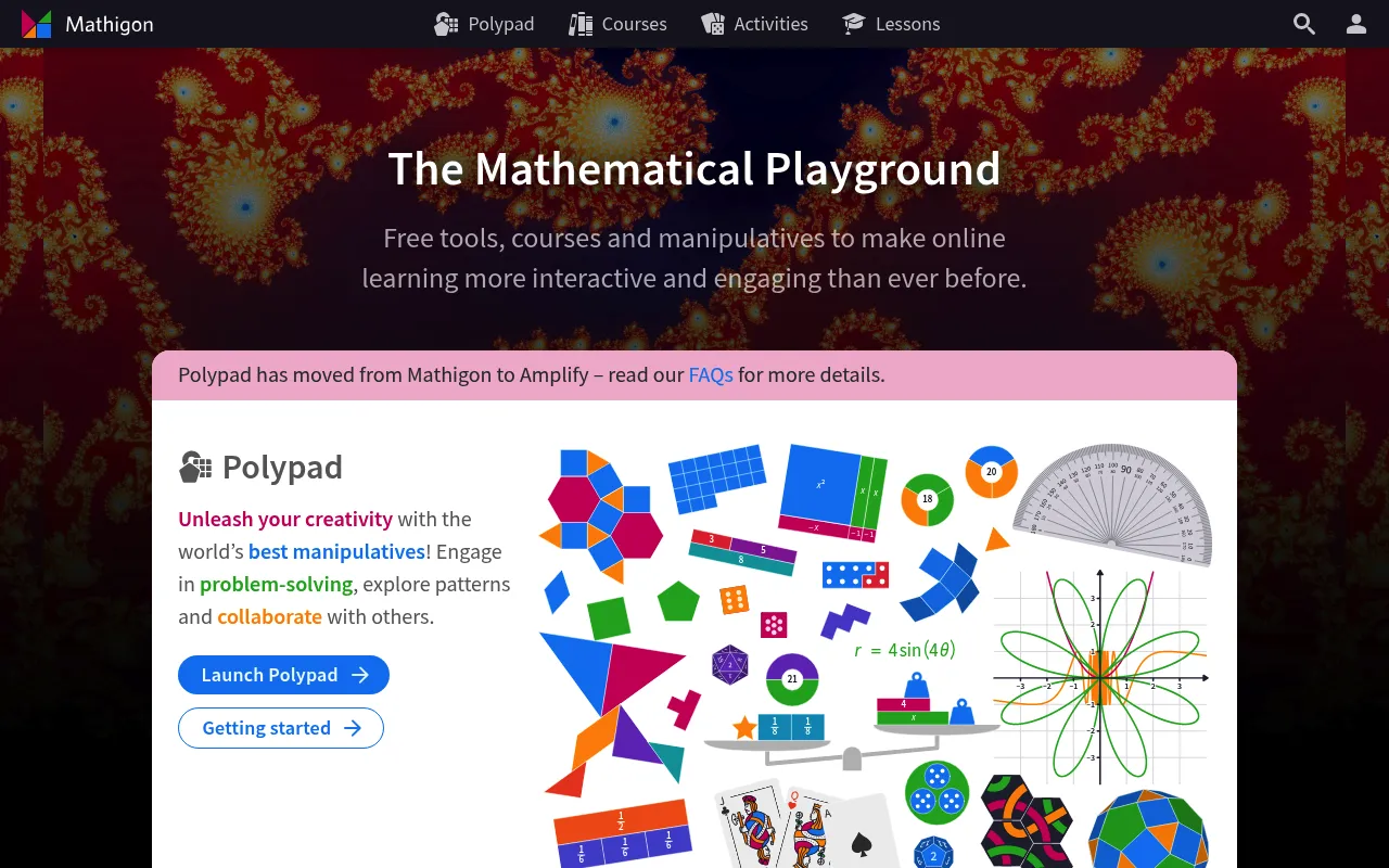 Mathigon screenshot