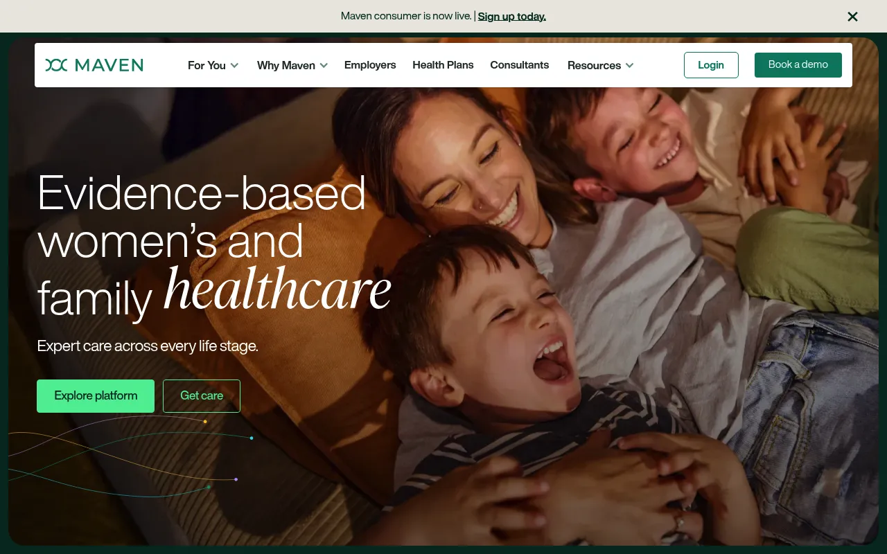 Maven Clinic screenshot