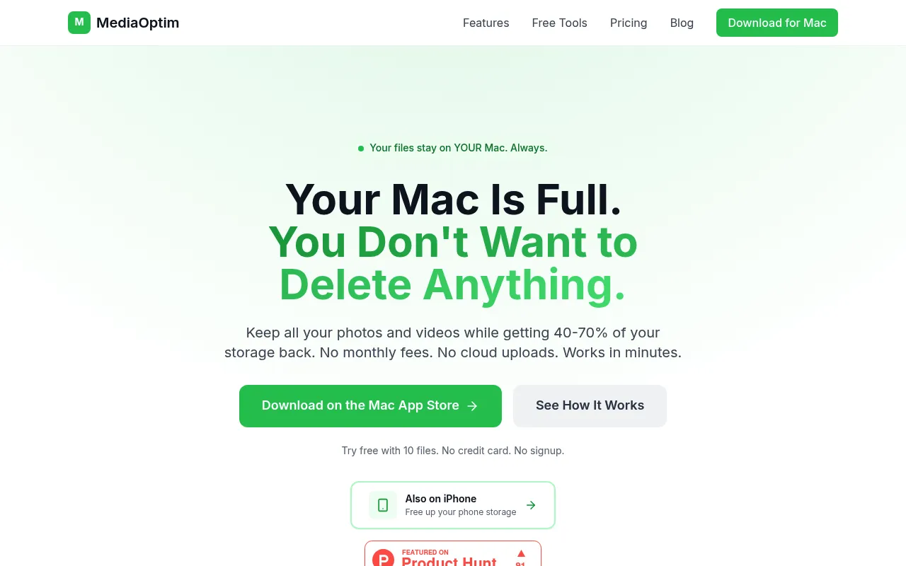 MediaOptim screenshot