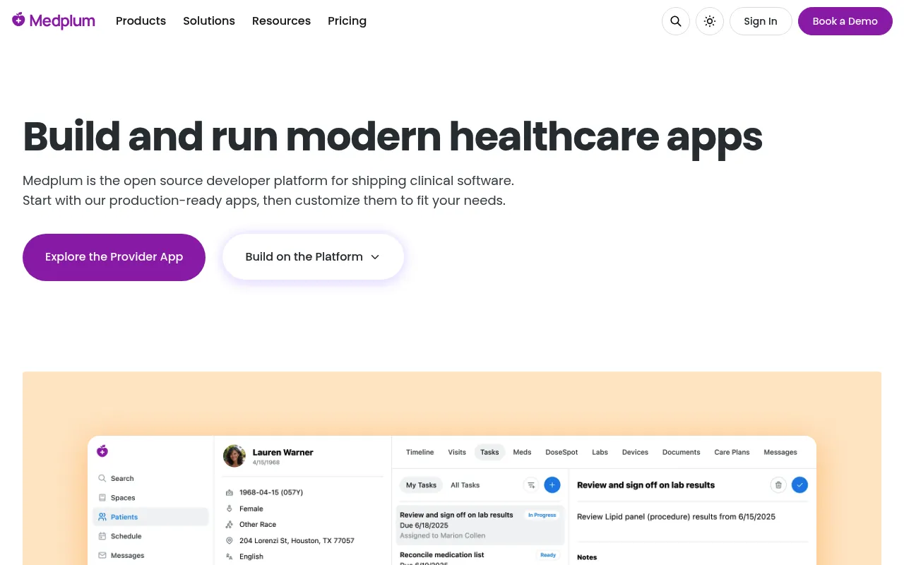 Medplum screenshot
