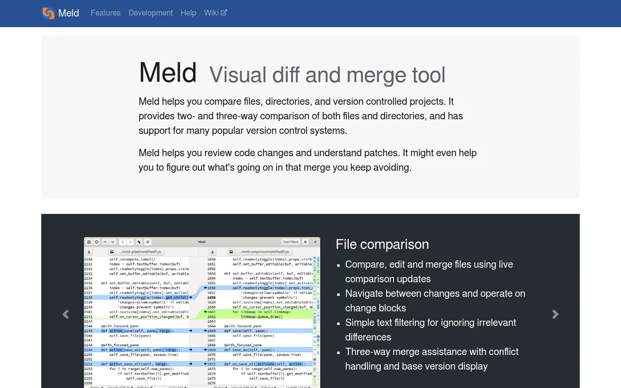 Meld screenshot