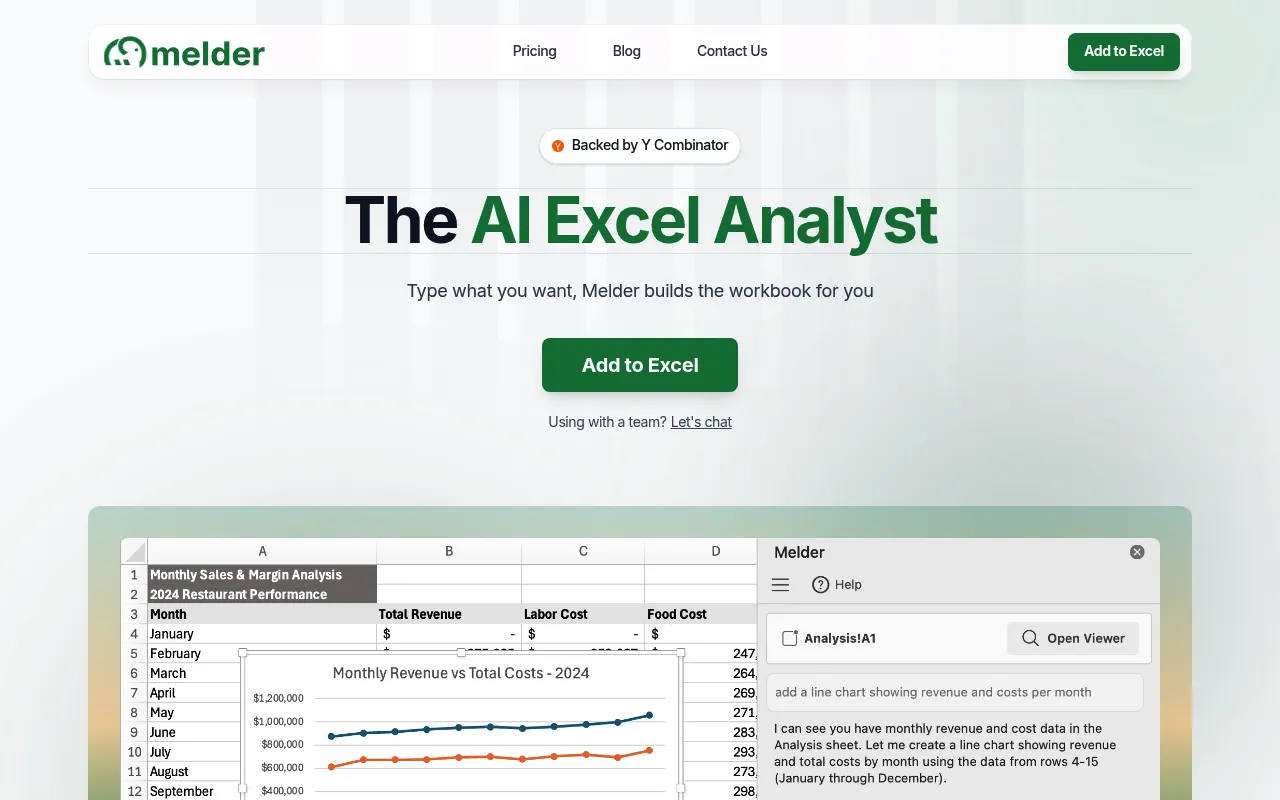 Melder screenshot