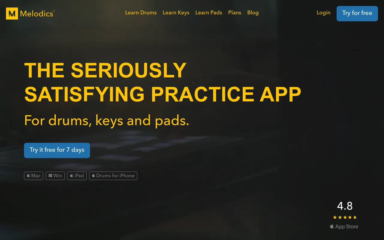 Melodics screenshot