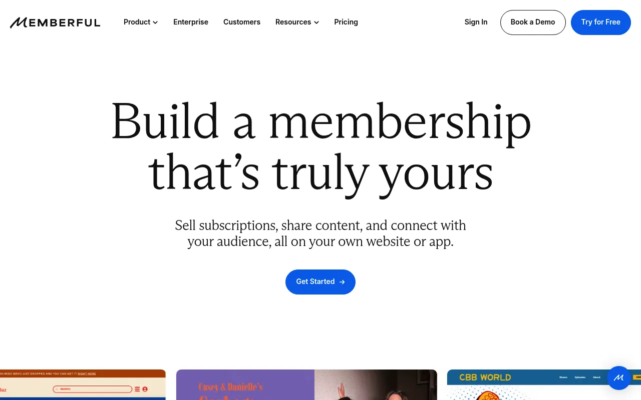 Memberful screenshot
