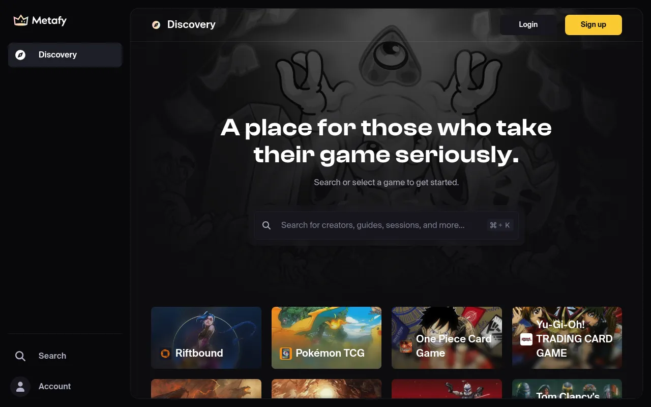 Metafy screenshot