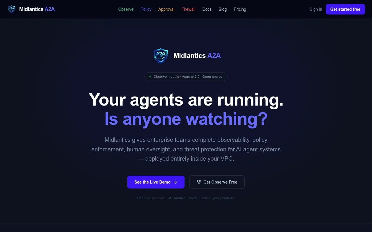 Midlantics A2A screenshot