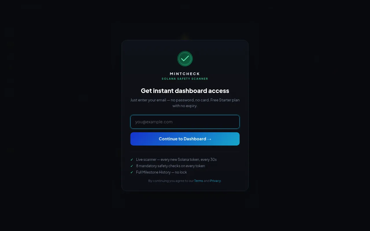 MintCheck screenshot