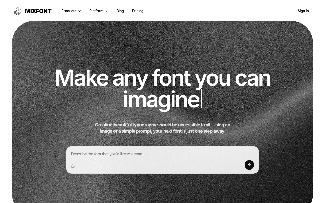 Mixfont screenshot
