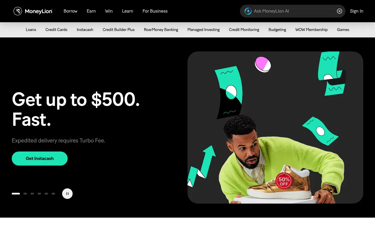 MoneyLion screenshot
