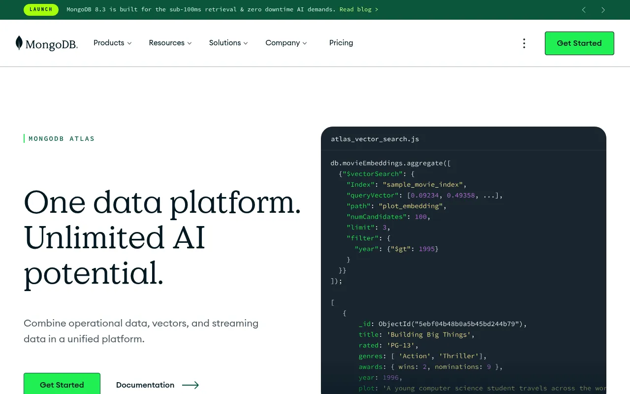 MongoDB screenshot