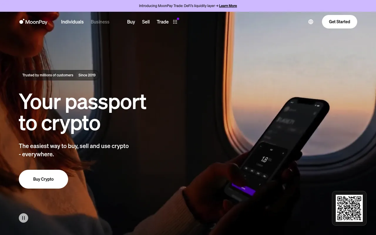 MoonPay screenshot