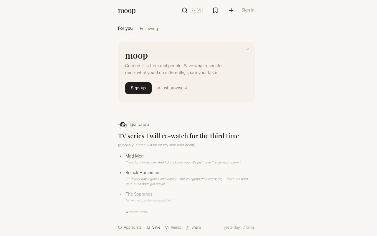 moop screenshot