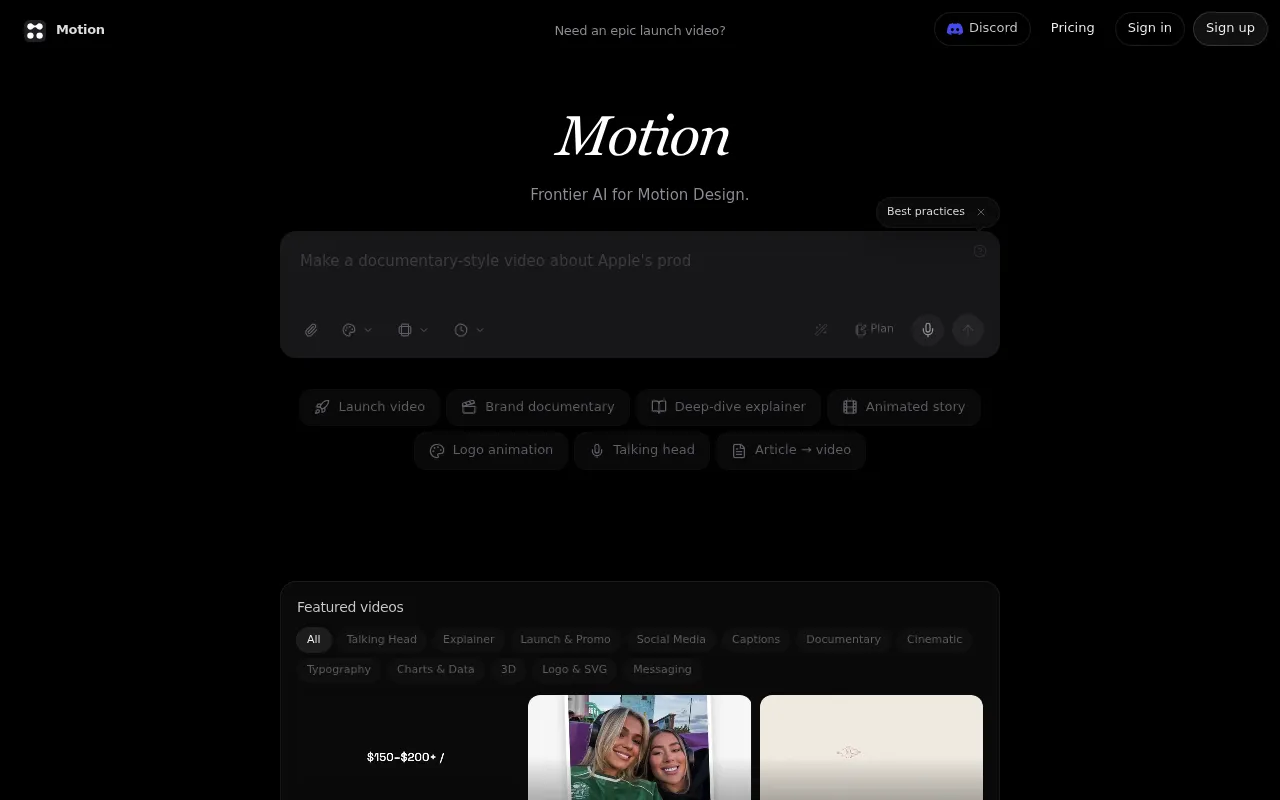 Motion screenshot