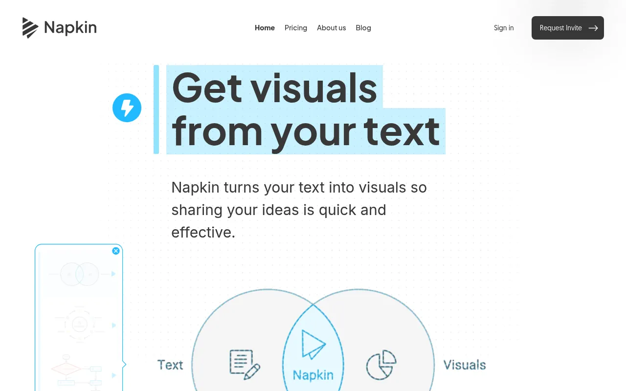 Napkin AI screenshot