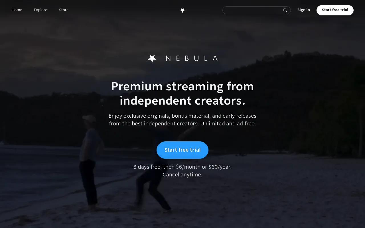 Nebula screenshot
