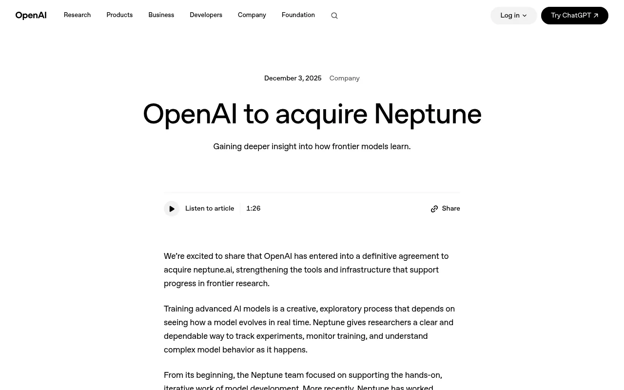 Neptune screenshot