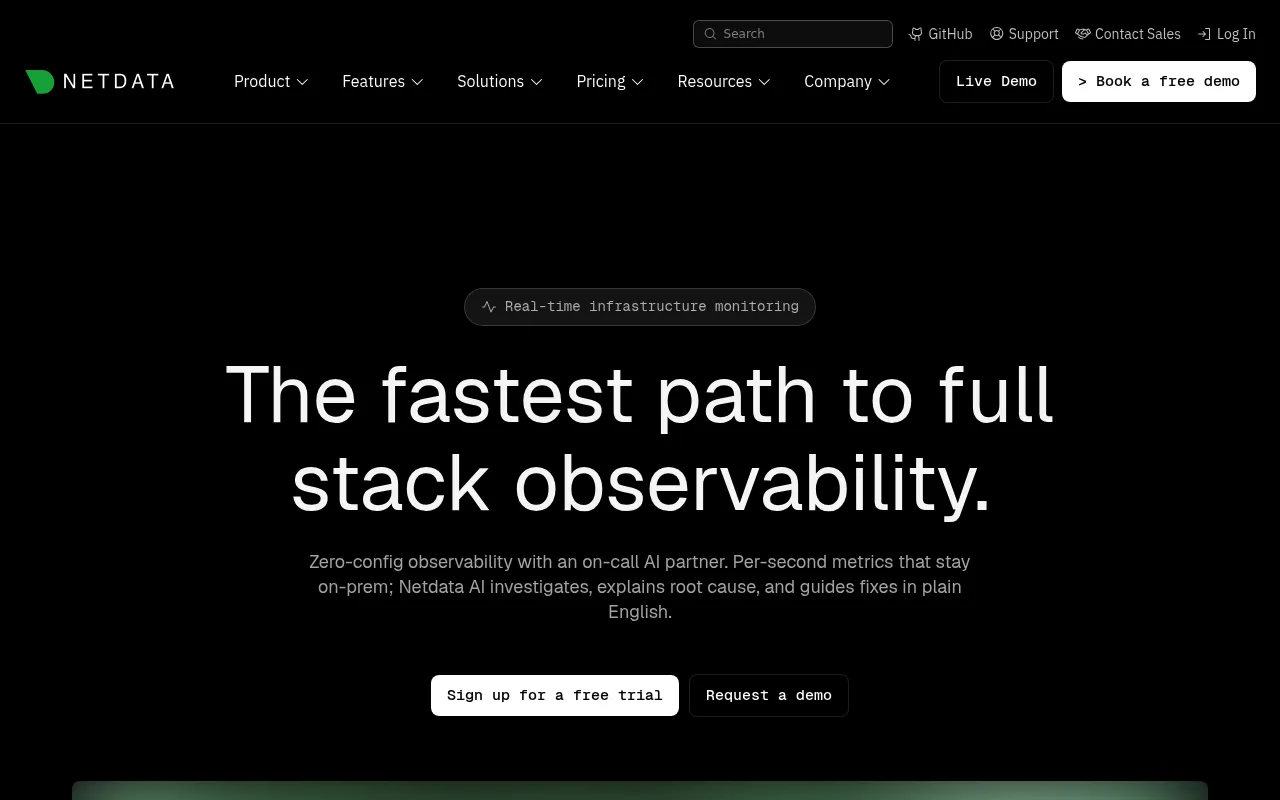 Netdata screenshot