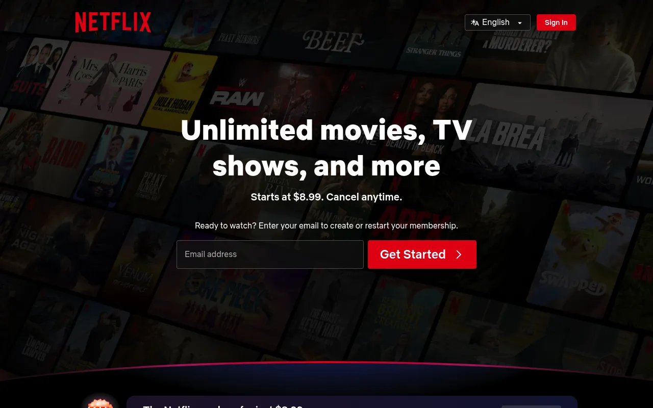 Netflix screenshot