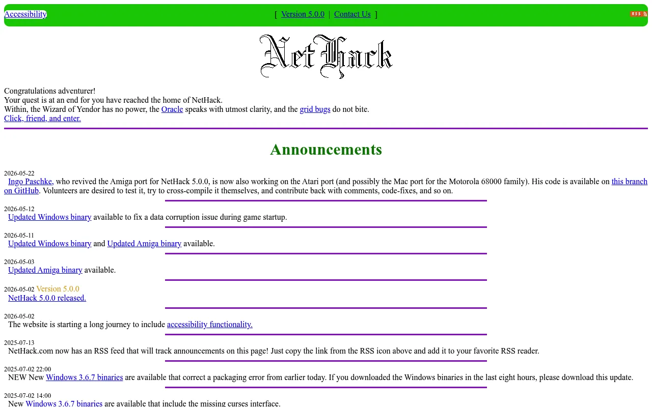 NetHack screenshot