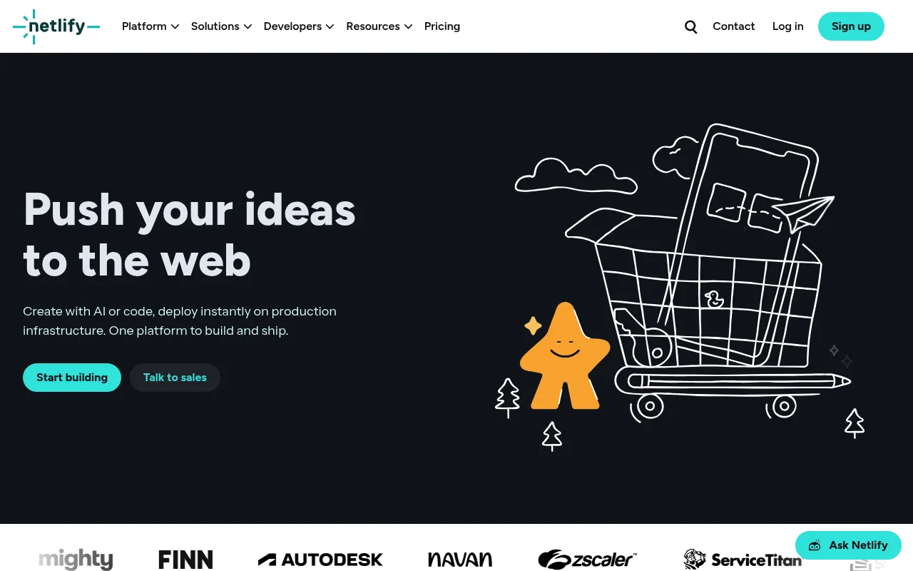 Netlify screenshot