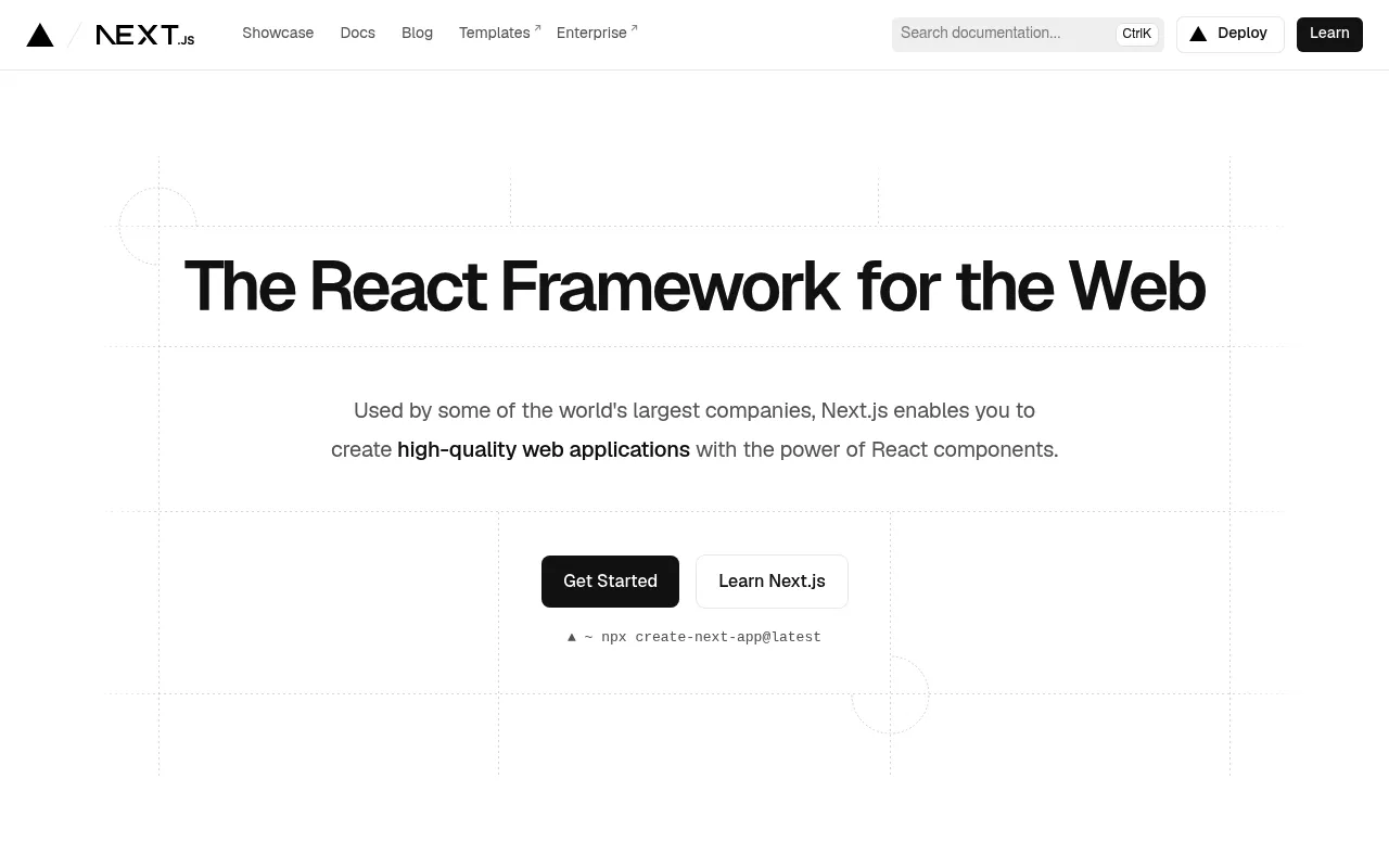 Next.js screenshot