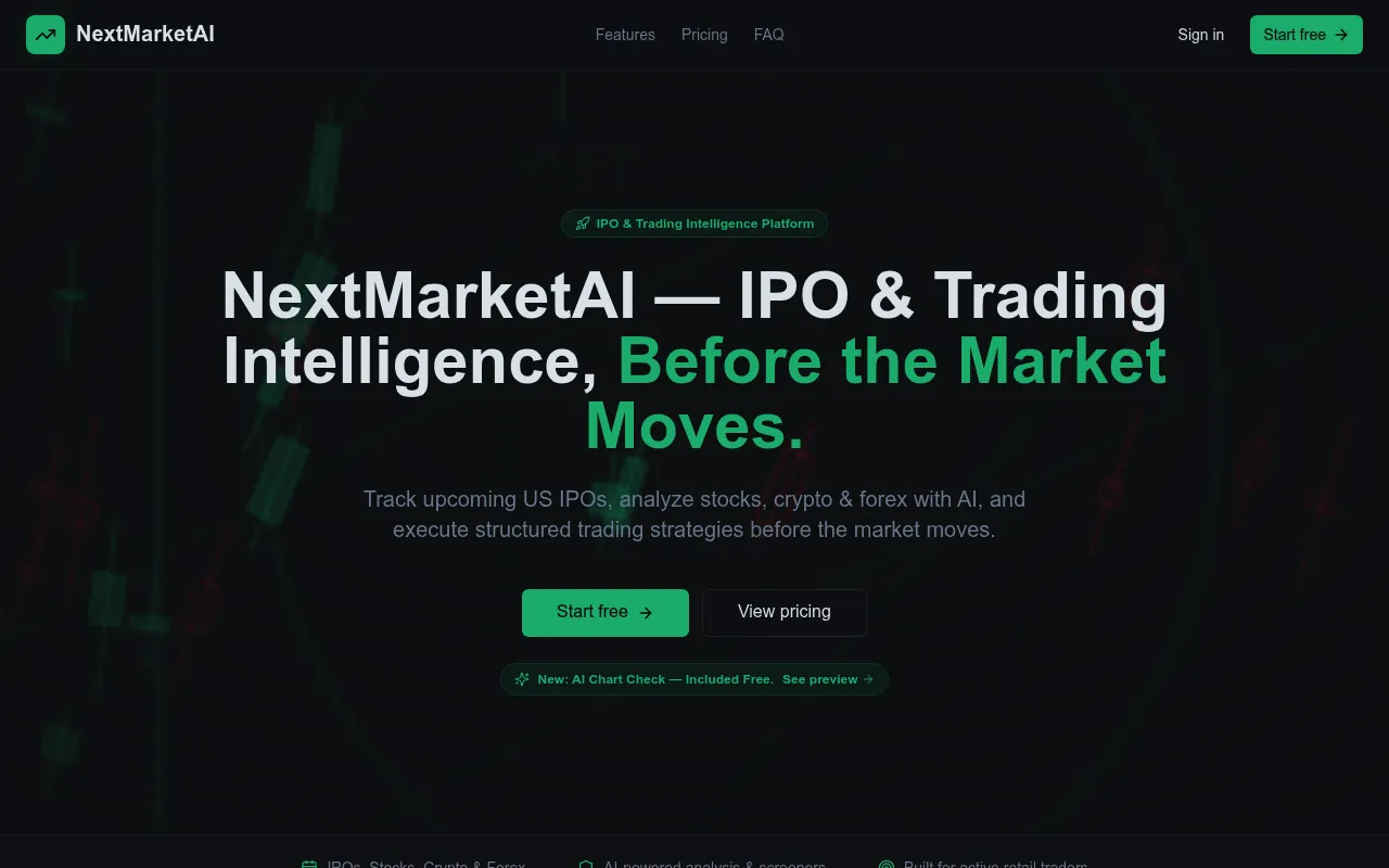 NextMarketAI screenshot