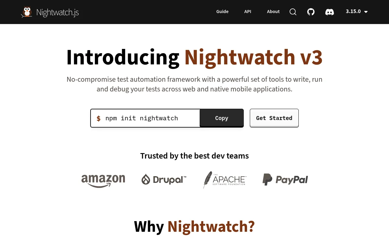 Nightwatch screenshot