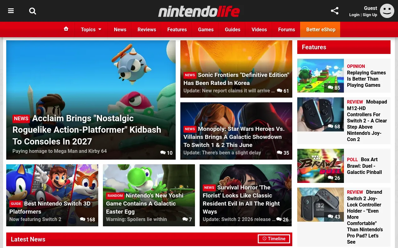 Nintendo Life screenshot