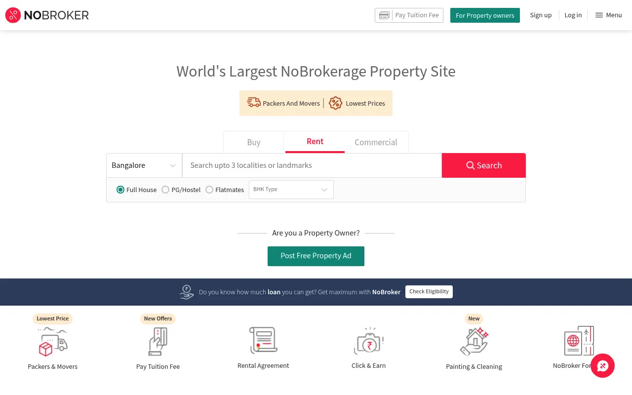 NoBroker screenshot